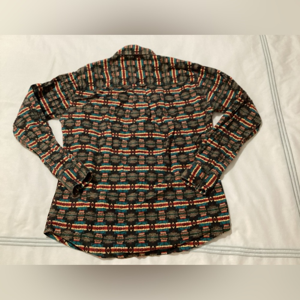 Aztec Print Button Down - image 2